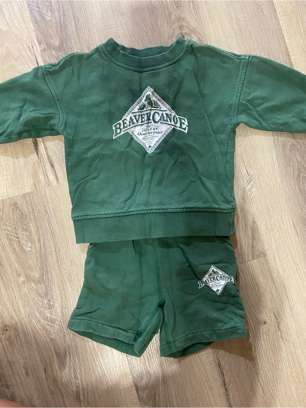 Roots Kids Green Hoodie Sweatshirt